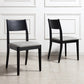 Industrial Dining Chair Open Back Chair with Black Wood Legs for Home Use Clearhalo ' kitchen&dining_furn' 'Dining Chairs' 'Dining Tables & Seating' 'dining_chair' 'furn' 'furn_dining_chair' 'Furniture' 'furniture_dining_chair' 'Kitchen & Dining Furniture' 'kitchen' 3468197