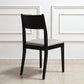 Industrial Dining Chair Open Back Chair with Black Wood Legs for Home Use Clearhalo ' kitchen&dining_furn' 'Dining Chairs' 'Dining Tables & Seating' 'dining_chair' 'furn' 'furn_dining_chair' 'Furniture' 'furniture_dining_chair' 'Kitchen & Dining Furniture' 'kitchen' 3468212