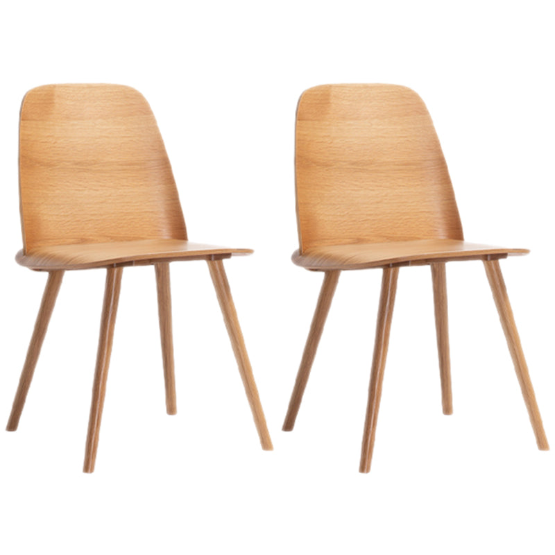 Scandinavian Style Wood Dining Side Chair Multicolor Side Chair for Dining Room Wood 2 Piece Set Clearhalo ' kitchen&dining_furn' 'Dining Chairs' 'Dining Tables & Seating' 'dining_chair' 'furn' 'furn_dining_chair' 'Furniture' 'furniture_dining_chair' 'Kitchen & Dining Furniture' 'kitchen' 3468229