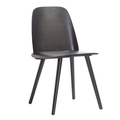 Scandinavian Style Wood Dining Side Chair Multicolor Side Chair for Dining Room Black 1 Piece Clearhalo ' kitchen&dining_furn' 'Dining Chairs' 'Dining Tables & Seating' 'dining_chair' 'furn' 'furn_dining_chair' 'Furniture' 'furniture_dining_chair' 'Kitchen & Dining Furniture' 'kitchen' 3468236