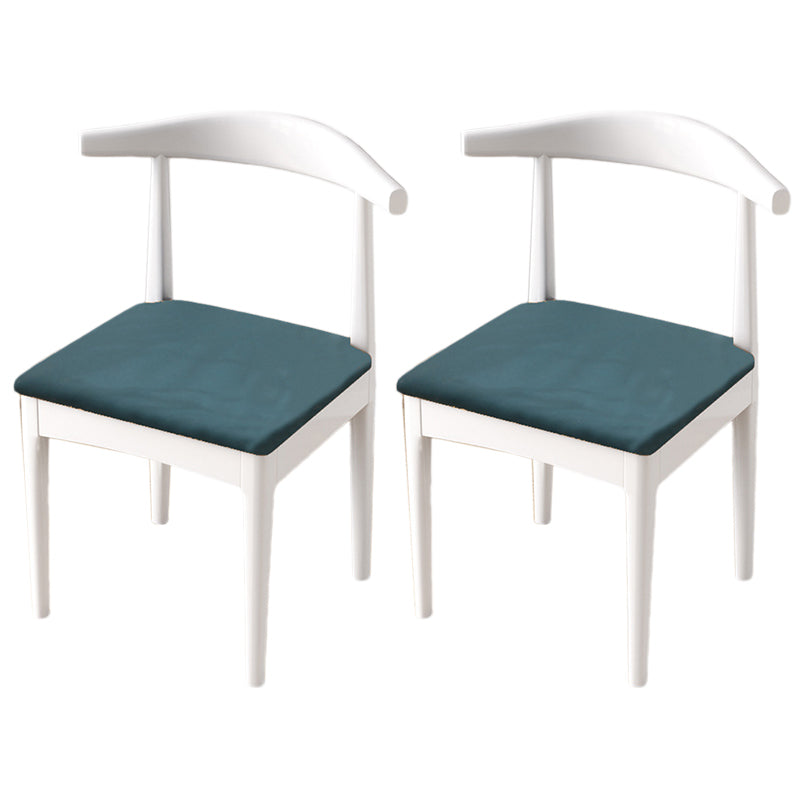 Modern Style Kitchen Dining Room Chairs Open Back Dining Side Chair Set Lake Blue 2 Piece Set White Clearhalo ' kitchen&dining_furn' 'Dining Chairs' 'Dining Tables & Seating' 'dining_chair' 'furn' 'furn_dining_chair' 'Furniture' 'furniture_dining_chair' 'Kitchen & Dining Furniture' 'kitchen' 3468267