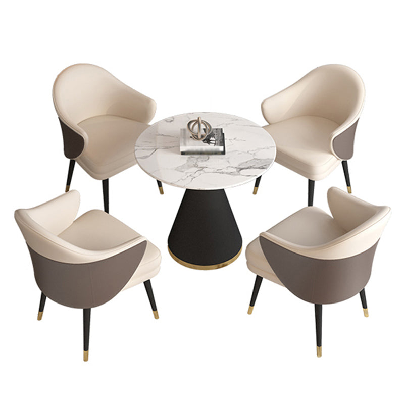 Contemporary Style Wood Indoor Parsons Chair of 25'' Wide Dining Chair Clearhalo ' kitchen&dining_furn' 'Dining Chairs' 'Dining Tables & Seating' 'dining_chair' 'furn' 'furn_dining_chair' 'Furniture' 'furniture_dining_chair' 'Kitchen & Dining Furniture' 'kitchen' 3468288