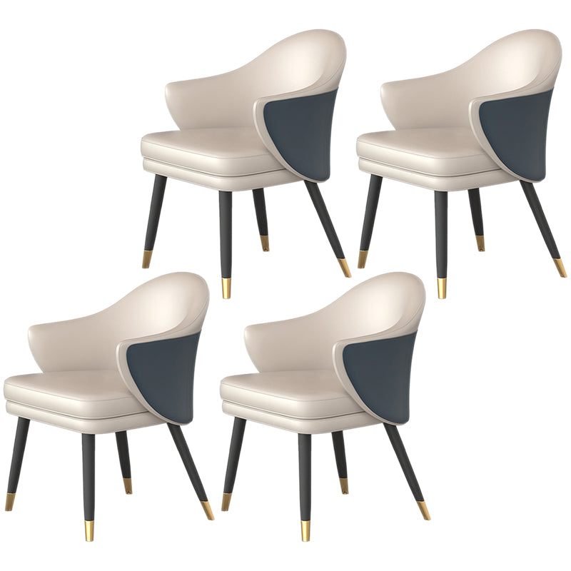 Contemporary Style Wood Indoor Parsons Chair of 25'' Wide Dining Chair Blue 4 Piece Set Clearhalo ' kitchen&dining_furn' 'Dining Chairs' 'Dining Tables & Seating' 'dining_chair' 'furn' 'furn_dining_chair' 'Furniture' 'furniture_dining_chair' 'Kitchen & Dining Furniture' 'kitchen' 3468293