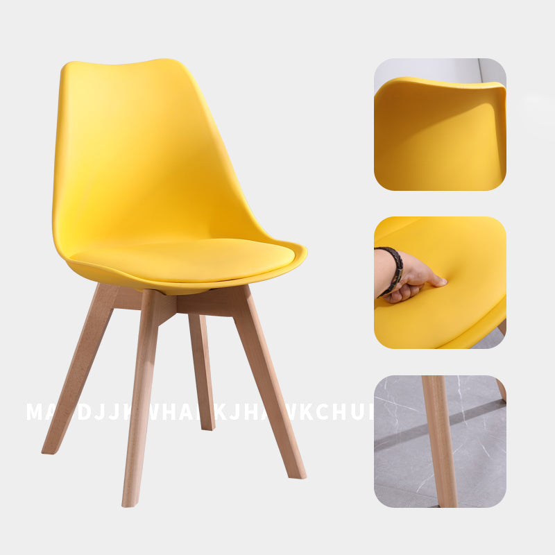 Scandinavian Style Wood Side Chair Set Dining Room Side Chair with Natural Leg Clearhalo ' kitchen&dining_furn' 'Dining Chairs' 'Dining Tables & Seating' 'dining_chair' 'Furniture' 'furniture_dining_chair' 'Kitchen & Dining Furniture' 'kitchen' 3468312