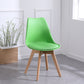 Scandinavian Style Wood Side Chair Set Dining Room Side Chair with Natural Leg Green 1 Piece Clearhalo ' kitchen&dining_furn' 'Dining Chairs' 'Dining Tables & Seating' 'dining_chair' 'Furniture' 'furniture_dining_chair' 'Kitchen & Dining Furniture' 'kitchen' 3468315