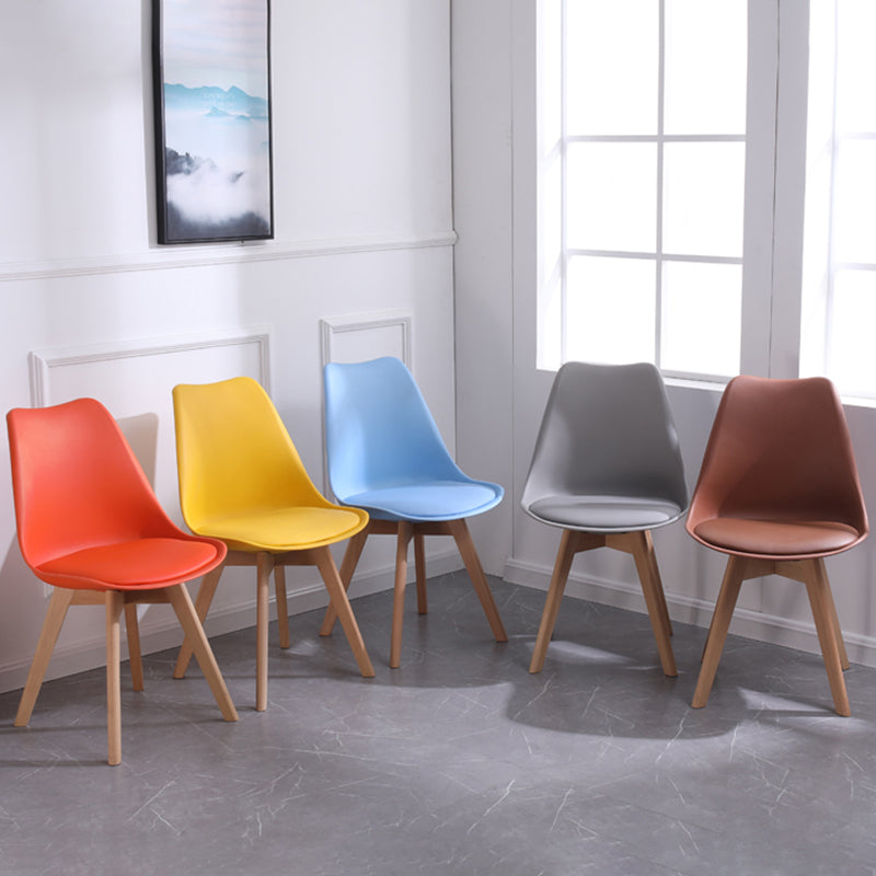 Scandinavian Style Wood Side Chair Set Dining Room Side Chair with Natural Leg Clearhalo ' kitchen&dining_furn' 'Dining Chairs' 'Dining Tables & Seating' 'dining_chair' 'Furniture' 'furniture_dining_chair' 'Kitchen & Dining Furniture' 'kitchen' 3468324