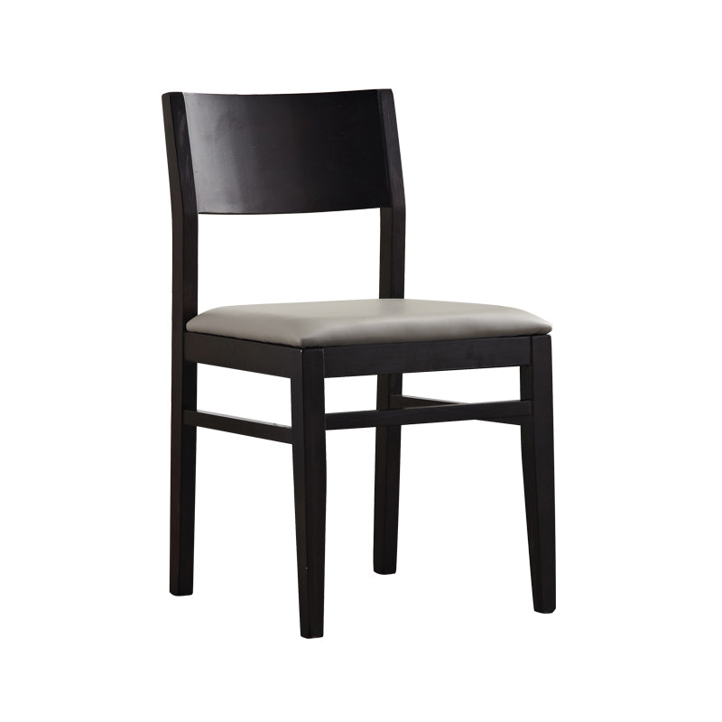 Contemporary Solid Wood Armless Dining Chairs Open Back Dining Side Chair Clearhalo ' kitchen&dining_furn' 'Dining Chairs' 'Dining Tables & Seating' 'dining_chair' 'furn' 'furn_dining_chair' 'Furniture' 'furniture_dining_chair' 'Kitchen & Dining Furniture' 'kitchen' 3468416