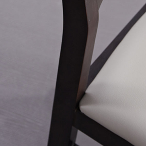 Contemporary Solid Wood Armless Dining Chairs Open Back Dining Side Chair Clearhalo ' kitchen&dining_furn' 'Dining Chairs' 'Dining Tables & Seating' 'dining_chair' 'furn' 'furn_dining_chair' 'Furniture' 'furniture_dining_chair' 'Kitchen & Dining Furniture' 'kitchen' 3468419