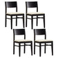 Contemporary Solid Wood Armless Dining Chairs Open Back Dining Side Chair Off-White 4 Piece Set Clearhalo ' kitchen&dining_furn' 'Dining Chairs' 'Dining Tables & Seating' 'dining_chair' 'furn' 'furn_dining_chair' 'Furniture' 'furniture_dining_chair' 'Kitchen & Dining Furniture' 'kitchen' 3468422