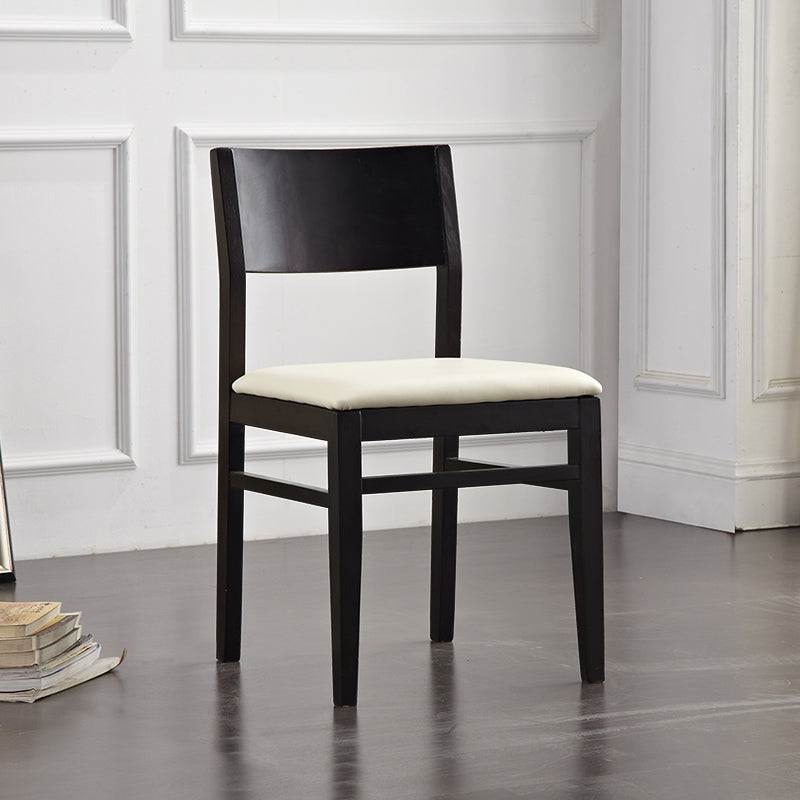 Contemporary Solid Wood Armless Dining Chairs Open Back Dining Side Chair Clearhalo ' kitchen&dining_furn' 'Dining Chairs' 'Dining Tables & Seating' 'dining_chair' 'furn' 'furn_dining_chair' 'Furniture' 'furniture_dining_chair' 'Kitchen & Dining Furniture' 'kitchen' 3468427