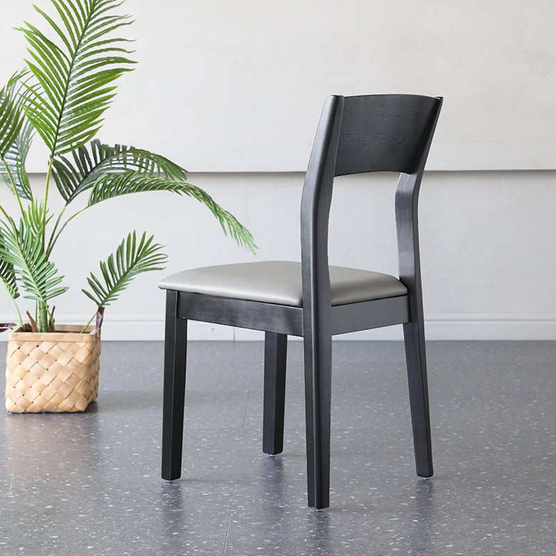 Contemporary Wood Dining Side Chair 16'' Wide Open Back Chair for Home Use Clearhalo ' kitchen&dining_furn' 'Dining Chairs' 'Dining Tables & Seating' 'dining_chair' 'furn' 'furn_dining_chair' 'Furniture' 'furniture_dining_chair' 'Kitchen & Dining Furniture' 'kitchen' 3468436