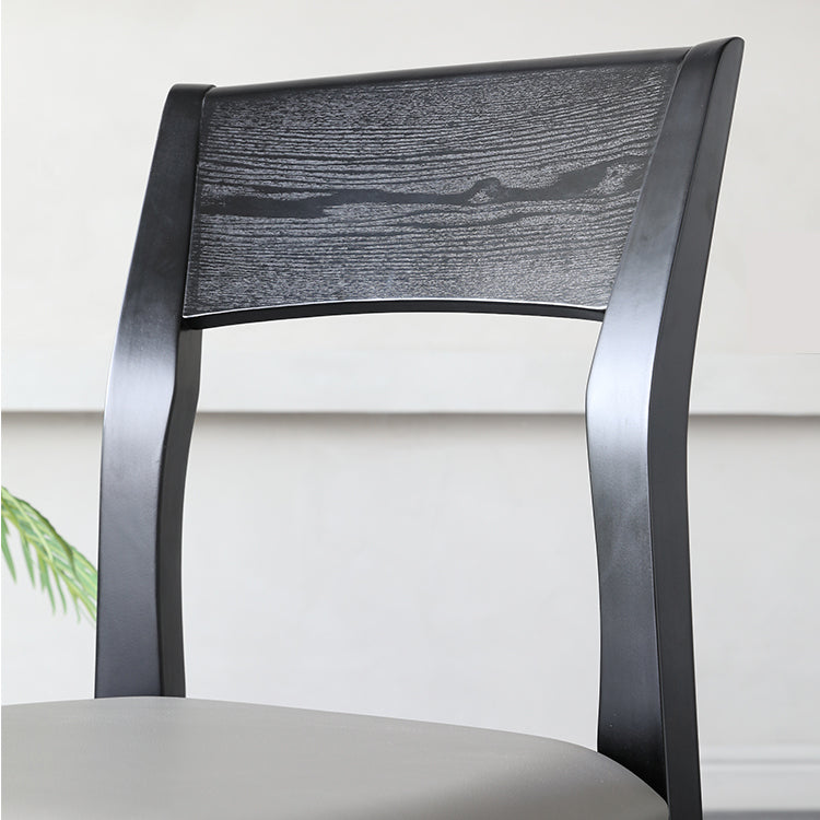 Contemporary Wood Dining Side Chair 16'' Wide Open Back Chair for Home Use Clearhalo ' kitchen&dining_furn' 'Dining Chairs' 'Dining Tables & Seating' 'dining_chair' 'furn' 'furn_dining_chair' 'Furniture' 'furniture_dining_chair' 'Kitchen & Dining Furniture' 'kitchen' 3468444