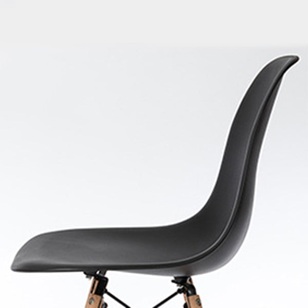 Contemporary Kitchen Dining Side Chair Wood Solid Back Dining Side Chair Clearhalo ' kitchen&dining_furn' 'Dining Chairs' 'Dining Tables & Seating' 'dining_chair' 'Furniture' 'furniture_dining_chair' 'Kitchen & Dining Furniture' 'kitchen' 3468504