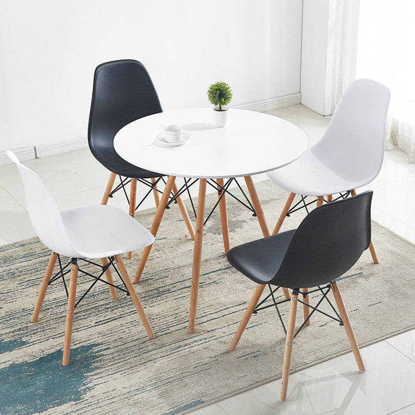 Contemporary Kitchen Dining Side Chair Wood Solid Back Dining Side Chair Clearhalo ' kitchen&dining_furn' 'Dining Chairs' 'Dining Tables & Seating' 'dining_chair' 'Furniture' 'furniture_dining_chair' 'Kitchen & Dining Furniture' 'kitchen' 3468511