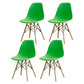 Contemporary Kitchen Dining Side Chair Wood Solid Back Dining Side Chair Green Set of 4 Clearhalo ' kitchen&dining_furn' 'Dining Chairs' 'Dining Tables & Seating' 'dining_chair' 'Furniture' 'furniture_dining_chair' 'Kitchen & Dining Furniture' 'kitchen' 3468512