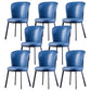 Modern Leather Dining Side Chair Upholstered Solid Back Armless Chairs Blue 8 Piece Set Clearhalo ' kitchen&dining_furn' 'Dining Chairs' 'Dining Tables & Seating' 'dining_chair' 'furn' 'furn_dining_chair' 'Furniture' 'furniture_dining_chair' 'Kitchen & Dining Furniture' 'kitchen' 3468525