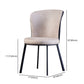 Modern Leather Dining Side Chair Upholstered Solid Back Armless Chairs Clearhalo ' kitchen&dining_furn' 'Dining Chairs' 'Dining Tables & Seating' 'dining_chair' 'furn' 'furn_dining_chair' 'Furniture' 'furniture_dining_chair' 'Kitchen & Dining Furniture' 'kitchen' 3468535