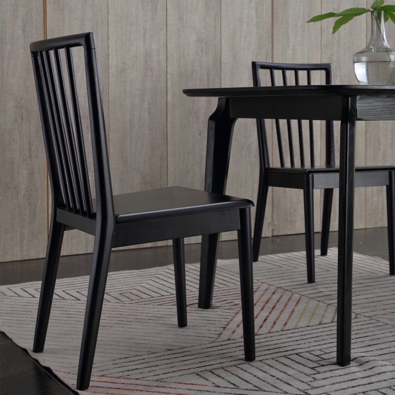 Modern Dining Side Chair 16.5'' Wide Wood Slat Back Chair for Home Use Clearhalo ' kitchen&dining_furn' 'Dining Chairs' 'Dining Tables & Seating' 'dining_chair' 'furn' 'furn_dining_chair' 'Furniture' 'furniture_dining_chair' 'Kitchen & Dining Furniture' 'kitchen' 3468539