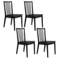 Modern Dining Side Chair 16.5'' Wide Wood Slat Back Chair for Home Use Wood 4 Piece Set Clearhalo ' kitchen&dining_furn' 'Dining Chairs' 'Dining Tables & Seating' 'dining_chair' 'furn' 'furn_dining_chair' 'Furniture' 'furniture_dining_chair' 'Kitchen & Dining Furniture' 'kitchen' 3468541