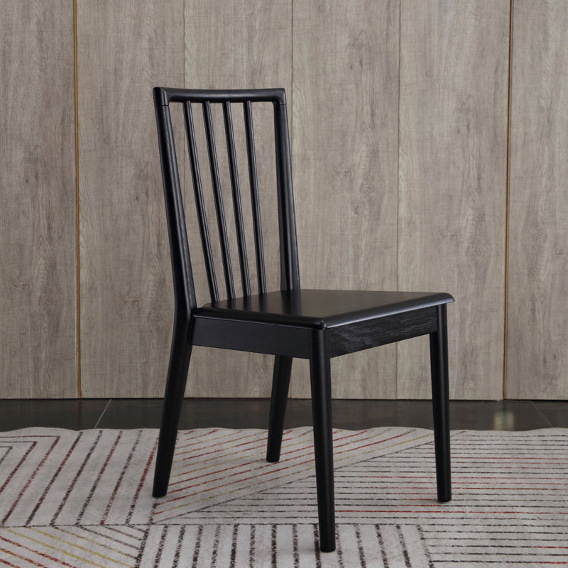 Modern Dining Side Chair 16.5'' Wide Wood Slat Back Chair for Home Use Clearhalo ' kitchen&dining_furn' 'Dining Chairs' 'Dining Tables & Seating' 'dining_chair' 'furn' 'furn_dining_chair' 'Furniture' 'furniture_dining_chair' 'Kitchen & Dining Furniture' 'kitchen' 3468542