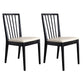 Modern Dining Side Chair 16.5'' Wide Wood Slat Back Chair for Home Use Upholstered 2 Piece Set Clearhalo ' kitchen&dining_furn' 'Dining Chairs' 'Dining Tables & Seating' 'dining_chair' 'furn' 'furn_dining_chair' 'Furniture' 'furniture_dining_chair' 'Kitchen & Dining Furniture' 'kitchen' 3468545