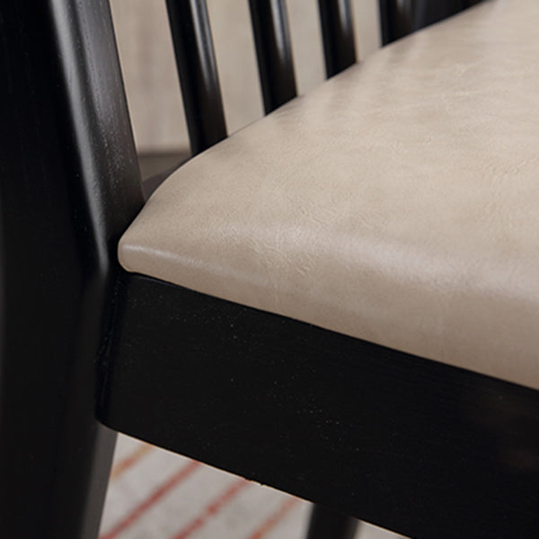 Modern Dining Side Chair 16.5'' Wide Wood Slat Back Chair for Home Use Clearhalo ' kitchen&dining_furn' 'Dining Chairs' 'Dining Tables & Seating' 'dining_chair' 'furn' 'furn_dining_chair' 'Furniture' 'furniture_dining_chair' 'Kitchen & Dining Furniture' 'kitchen' 3468550