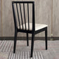 Modern Dining Side Chair 16.5'' Wide Wood Slat Back Chair for Home Use Clearhalo ' kitchen&dining_furn' 'Dining Chairs' 'Dining Tables & Seating' 'dining_chair' 'furn' 'furn_dining_chair' 'Furniture' 'furniture_dining_chair' 'Kitchen & Dining Furniture' 'kitchen' 3468557