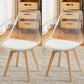 Modern Indoor-Outdoor Chair Transparent Acrylic Side Chair for Dining Room White Set of 2 Clearhalo ' kitchen&dining_furn' 'Dining Chairs' 'Dining Tables & Seating' 'dining_chair' 'Furniture' 'furniture_dining_chair' 'Kitchen & Dining Furniture' 'kitchen' 3468575