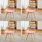 Modern Indoor-Outdoor Chair Transparent Acrylic Side Chair for Dining Room Pink Set of 4 Clearhalo ' kitchen&dining_furn' 'Dining Chairs' 'Dining Tables & Seating' 'dining_chair' 'Furniture' 'furniture_dining_chair' 'Kitchen & Dining Furniture' 'kitchen' 3468588
