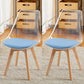 Modern Indoor-Outdoor Chair Transparent Acrylic Side Chair for Dining Room Blue Set of 2 Clearhalo ' kitchen&dining_furn' 'Dining Chairs' 'Dining Tables & Seating' 'dining_chair' 'Furniture' 'furniture_dining_chair' 'Kitchen & Dining Furniture' 'kitchen' 3468596