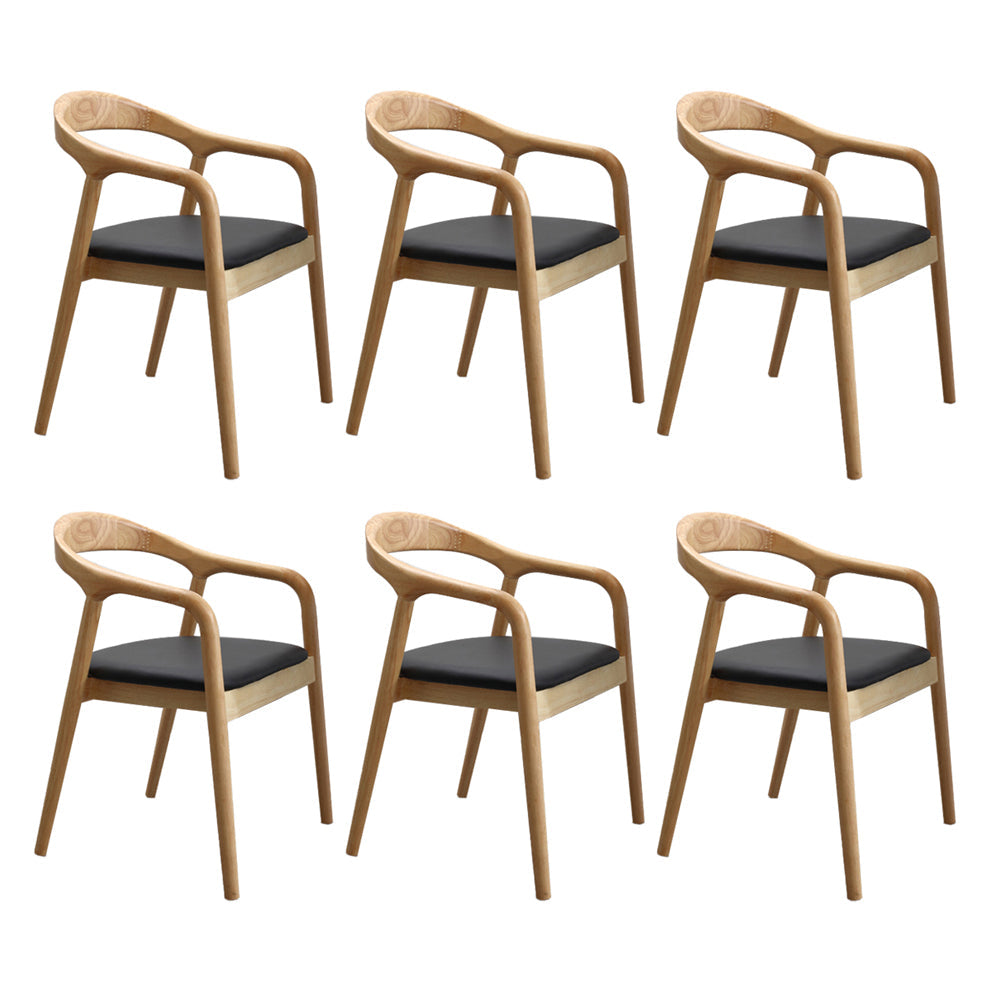 Modern Wood Base Indoor Chair 23''Wide Open Back Dining Side Chair with 4 Legs for Restaurant Wood 6 Piece Set Clearhalo ' kitchen&dining_furn' 'Dining Chairs' 'Dining Tables & Seating' 'dining_chair' 'furn' 'furn_dining_chair' 'Furniture' 'furniture_dining_chair' 'Kitchen & Dining Furniture' 'kitchen' 3468606