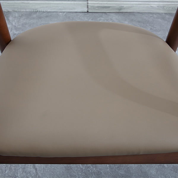 Modern Wood Base Indoor Chair 23''Wide Open Back Dining Side Chair with 4 Legs for Restaurant Clearhalo ' kitchen&dining_furn' 'Dining Chairs' 'Dining Tables & Seating' 'dining_chair' 'furn' 'furn_dining_chair' 'Furniture' 'furniture_dining_chair' 'Kitchen & Dining Furniture' 'kitchen' 3468618