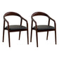 Modern Wood Base Indoor Chair 23''Wide Open Back Dining Side Chair with 4 Legs for Restaurant Brown 2 Piece Set Clearhalo ' kitchen&dining_furn' 'Dining Chairs' 'Dining Tables & Seating' 'dining_chair' 'furn' 'furn_dining_chair' 'Furniture' 'furniture_dining_chair' 'Kitchen & Dining Furniture' 'kitchen' 3468619