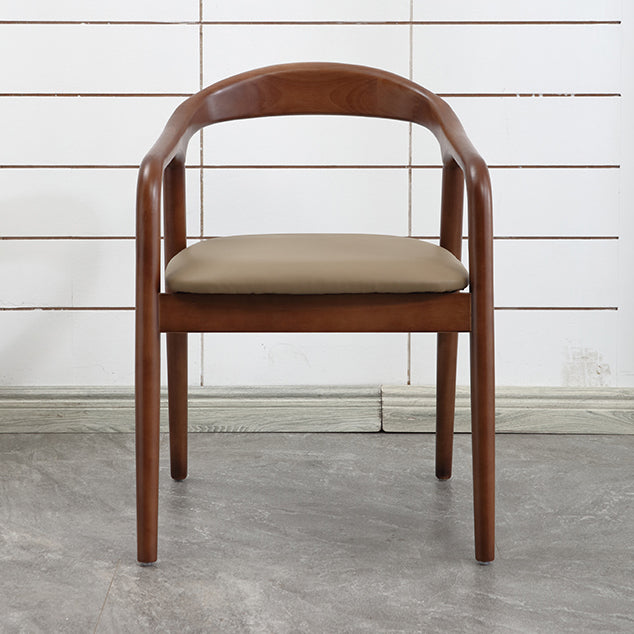 Modern Wood Base Indoor Chair 23''Wide Open Back Dining Side Chair with 4 Legs for Restaurant Clearhalo ' kitchen&dining_furn' 'Dining Chairs' 'Dining Tables & Seating' 'dining_chair' 'furn' 'furn_dining_chair' 'Furniture' 'furniture_dining_chair' 'Kitchen & Dining Furniture' 'kitchen' 3468622