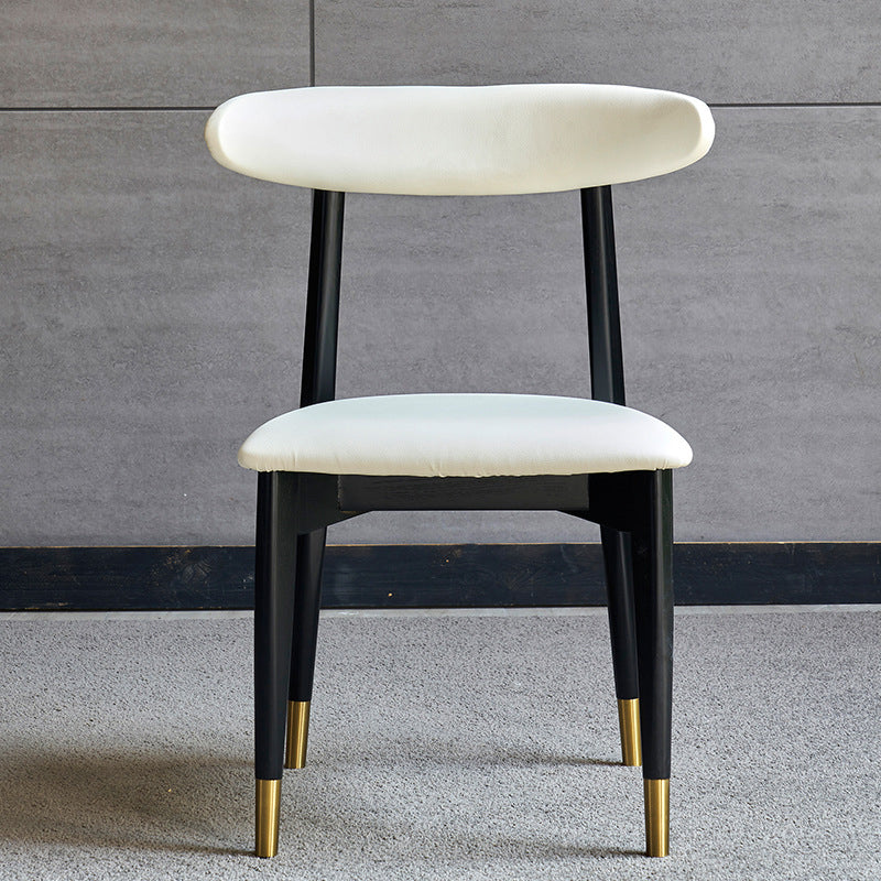 Modern Style Wooden Matte Finish Side Chair Open Back Side Chair for Dinning Room Clearhalo ' kitchen&dining_furn' 'Dining Chairs' 'Dining Tables & Seating' 'dining_chair' 'furn' 'furn_dining_chair' 'Furniture' 'furniture_dining_chair' 'Kitchen & Dining Furniture' 'kitchen' 3468630