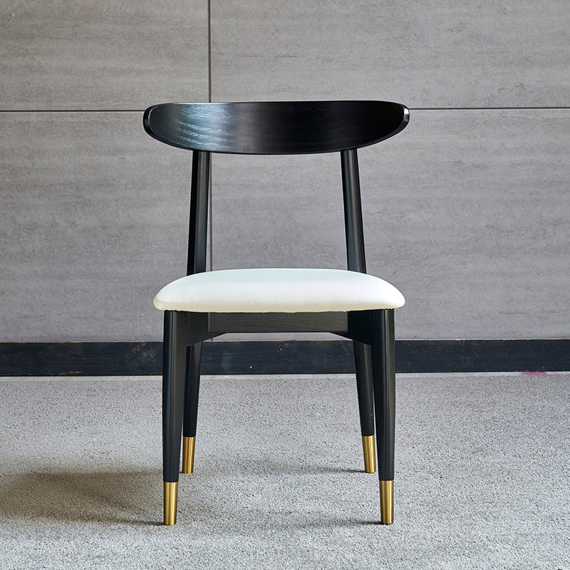 Modern Style Wooden Matte Finish Side Chair Open Back Side Chair for Dinning Room Clearhalo ' kitchen&dining_furn' 'Dining Chairs' 'Dining Tables & Seating' 'dining_chair' 'furn' 'furn_dining_chair' 'Furniture' 'furniture_dining_chair' 'Kitchen & Dining Furniture' 'kitchen' 3468634