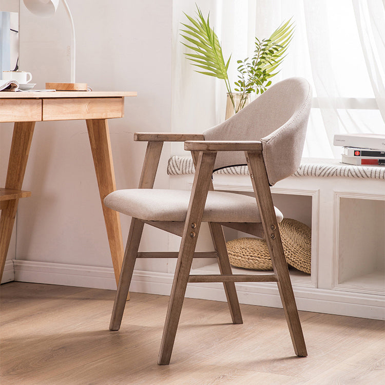 Wood Modern Style Indoor Chair of 20'' Wide Open Back Dining Side Chairs Clearhalo ' kitchen&dining_furn' 'Dining Chairs' 'Dining Tables & Seating' 'dining_chair' 'furn' 'furn_dining_chair' 'Furniture' 'furniture_dining_chair' 'Kitchen & Dining Furniture' 'kitchen' 3468649