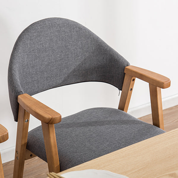 Wood Modern Style Indoor Chair of 20'' Wide Open Back Dining Side Chairs Clearhalo ' kitchen&dining_furn' 'Dining Chairs' 'Dining Tables & Seating' 'dining_chair' 'furn' 'furn_dining_chair' 'Furniture' 'furniture_dining_chair' 'Kitchen & Dining Furniture' 'kitchen' 3468660