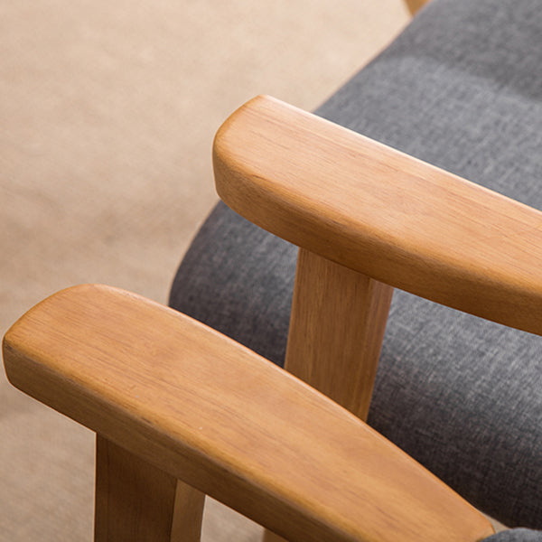 Wood Modern Style Indoor Chair of 20'' Wide Open Back Dining Side Chairs Clearhalo ' kitchen&dining_furn' 'Dining Chairs' 'Dining Tables & Seating' 'dining_chair' 'furn' 'furn_dining_chair' 'Furniture' 'furniture_dining_chair' 'Kitchen & Dining Furniture' 'kitchen' 3468662