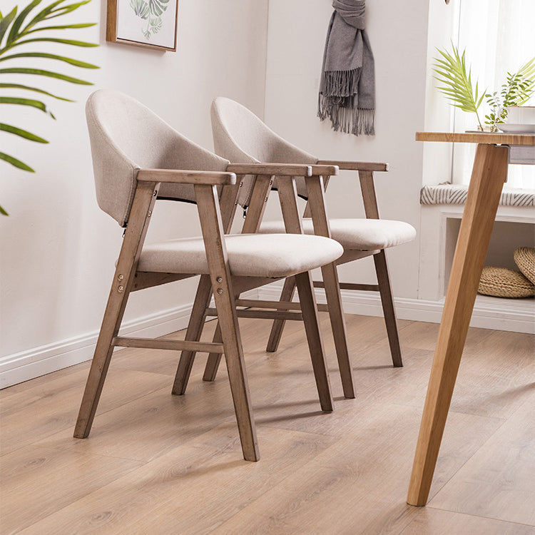 Wood Modern Style Indoor Chair of 20'' Wide Open Back Dining Side Chairs Clearhalo ' kitchen&dining_furn' 'Dining Chairs' 'Dining Tables & Seating' 'dining_chair' 'furn' 'furn_dining_chair' 'Furniture' 'furniture_dining_chair' 'Kitchen & Dining Furniture' 'kitchen' 3468671