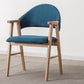 Wood Modern Style Indoor Chair of 20'' Wide Open Back Dining Side Chairs Blue 1 Piece Clearhalo ' kitchen&dining_furn' 'Dining Chairs' 'Dining Tables & Seating' 'dining_chair' 'furn' 'furn_dining_chair' 'Furniture' 'furniture_dining_chair' 'Kitchen & Dining Furniture' 'kitchen' 3468677