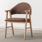 Wood Modern Style Indoor Chair of 20'' Wide Open Back Dining Side Chairs Coffee 1 Piece Clearhalo ' kitchen&dining_furn' 'Dining Chairs' 'Dining Tables & Seating' 'dining_chair' 'furn' 'furn_dining_chair' 'Furniture' 'furniture_dining_chair' 'Kitchen & Dining Furniture' 'kitchen' 3468686