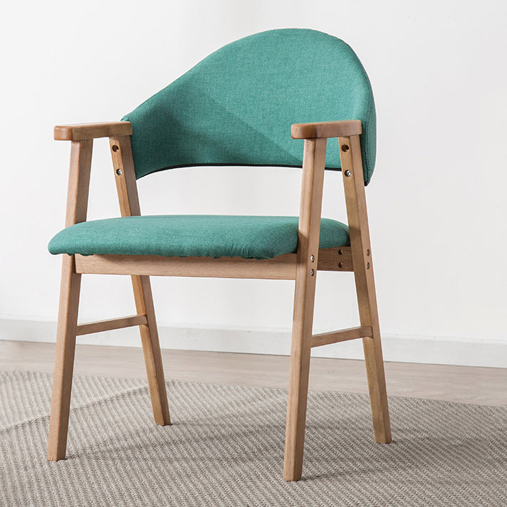 Wood Modern Style Indoor Chair of 20'' Wide Open Back Dining Side Chairs Mint Green 1 Piece Clearhalo ' kitchen&dining_furn' 'Dining Chairs' 'Dining Tables & Seating' 'dining_chair' 'furn' 'furn_dining_chair' 'Furniture' 'furniture_dining_chair' 'Kitchen & Dining Furniture' 'kitchen' 3468698