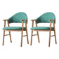 Wood Modern Style Indoor Chair of 20'' Wide Open Back Dining Side Chairs Mint Green 2 Piece Set Clearhalo ' kitchen&dining_furn' 'Dining Chairs' 'Dining Tables & Seating' 'dining_chair' 'furn' 'furn_dining_chair' 'Furniture' 'furniture_dining_chair' 'Kitchen & Dining Furniture' 'kitchen' 3468699