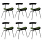 Industrial Black Opening Back Dining Side Chair Kitchen Metal Dining Side Chair Blackish Green 6 Piece Set Clearhalo ' kitchen&dining_furn' 'Dining Chairs' 'Dining Tables & Seating' 'dining_chair' 'furn' 'furn_dining_chair' 'Furniture' 'furniture_dining_chair' 'Kitchen & Dining Furniture' 'kitchen' 3468726