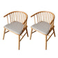 Minimalist Wooden Base Indoor Chair 21''Wide Winsor Chair with 4 Legs for Restaurant Wood 2 Piece Set Clearhalo ' kitchen&dining_furn' 'Dining Chairs' 'Dining Tables & Seating' 'dining_chair' 'furn' 'furn_dining_chair' 'Furniture' 'furniture_dining_chair' 'Kitchen & Dining Furniture' 'kitchen' 3468785