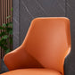 Modern Leather Dining Side Chairs Indoor Upholstered Arm Chair with Black Legs Clearhalo ' kitchen&dining_furn' 'Dining Chairs' 'Dining Tables & Seating' 'dining_chair' 'furn' 'furn_dining_chair' 'Furniture' 'furniture_dining_chair' 'Kitchen & Dining Furniture' 'kitchen' 3468809