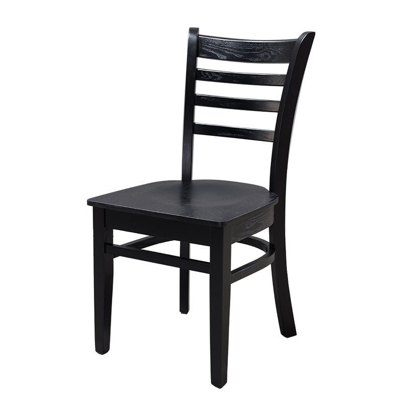 Traditional Wood Dining Side Chair 16.5'' Wide Ladder Back Chair for Home Use Clearhalo ' kitchen&dining_furn' 'Dining Chairs' 'Dining Tables & Seating' 'dining_chair' 'furn' 'furn_dining_chair' 'Furniture' 'furniture_dining_chair' 'Kitchen & Dining Furniture' 'kitchen' 3468827
