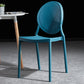 Home Scandinavian Side Chair Open Back Plastic Stackable Dining Room Chair Peacock Blue 1 Piece Clearhalo ' kitchen&dining_furn' 'Dining Chairs' 'Dining Tables & Seating' 'dining_chair' 'furn' 'furn_dining_chair' 'Furniture' 'furniture_dining_chair' 'Kitchen & Dining Furniture' 'kitchen' 3468842