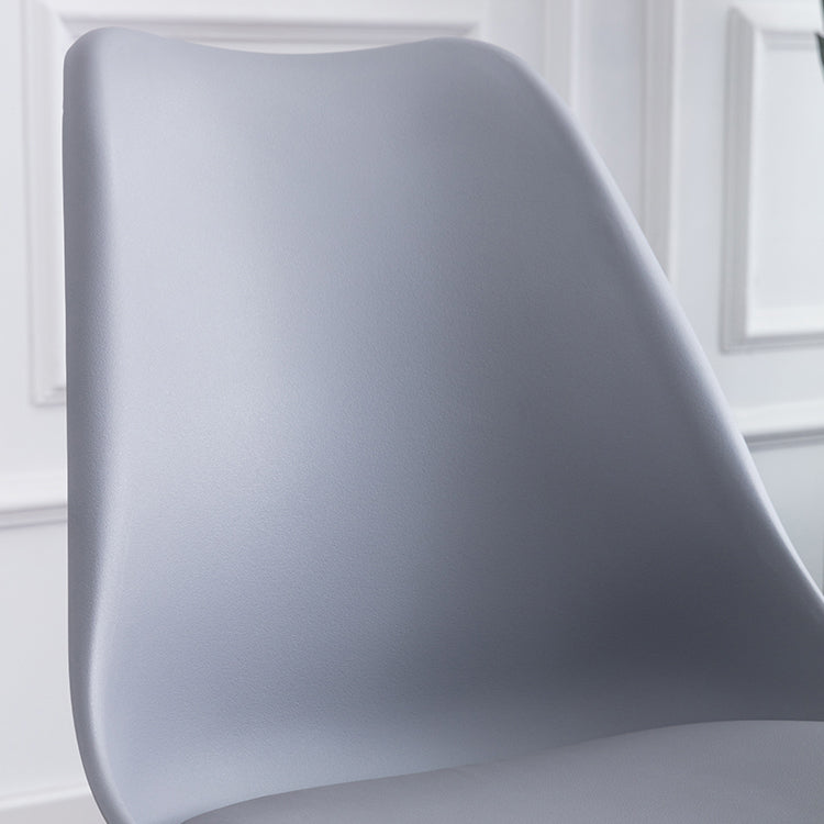 Nordic Glam Style Leather Dining Chair Armless Chair with Wooden Legs for Kitchen Clearhalo ' kitchen&dining_furn' 'Dining Chairs' 'Dining Tables & Seating' 'dining_chair' 'Furniture' 'furniture_dining_chair' 'Kitchen & Dining Furniture' 'kitchen' 3468888